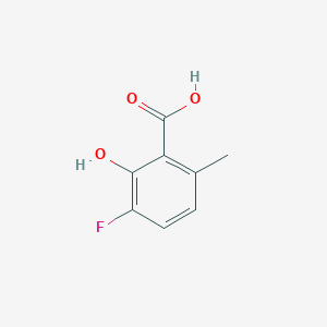 molecular formula C8H7FO3 B2556715 3-Fluoro-2-hydroxy-6-methylbenzoic acid CAS No. 1341415-83-5