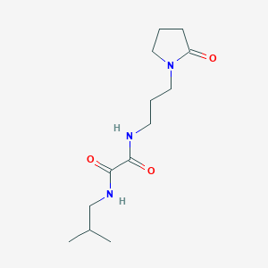 molecular formula C13H23N3O3 B2556716 N1-异丁基-N2-(3-(2-氧代吡咯烷-1-基)丙基)草酰胺 CAS No. 1207054-27-0