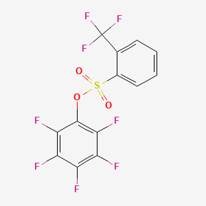 2,3,4,5,6-Pentafluorophenyl 2-(trifluoromethyl)benzenesulfonate