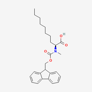 molecular formula C26H33NO4 B2556785 Fmoc-MeAdec(2)-OH CAS No. 2389078-80-0