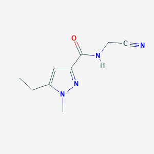 N-(Cyanomethyl)-5-ethyl-1-methylpyrazole-3-carboxamide