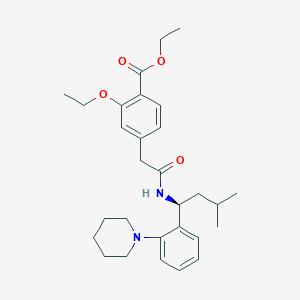 molecular formula C29H40N2O4 B025568 瑞格列奈乙酯 CAS No. 147770-06-7