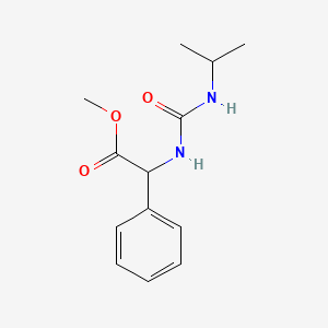 molecular formula C13H18N2O3 B2556804 苯甲酸甲基苯基[(丙-2-基氨基羰基)氨基]酯 CAS No. 1270697-27-2