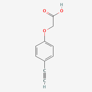 molecular formula C10H8O3 B2556809 2-(4-乙炔基苯氧基)乙酸 CAS No. 29171-45-7
