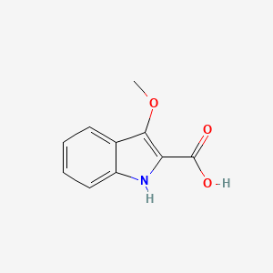 molecular formula C10H9NO3 B2556814 3-methoxy-1H-indole-2-carboxylic acid CAS No. 21598-04-9