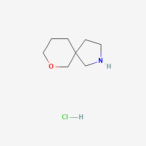 molecular formula C8H16ClNO B2556825 7-氧杂-2-氮杂螺[4.5]癸烷盐酸盐 CAS No. 1989659-08-6