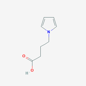 molecular formula C8H11NO2 B2556858 4-(1H-吡咯-1-基)丁酸 CAS No. 70686-51-0