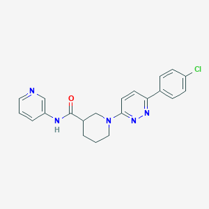 1-(6-(4-chlorophenyl)pyridazin-3-yl)-N-(pyridin-3-yl)piperidine-3-carboxamide