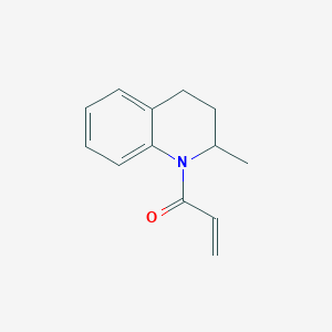 molecular formula C13H15NO B2556888 1-(2-甲基-3,4-二氢-2H-喹啉-1-基)丙-2-烯-1-酮 CAS No. 1156756-16-9