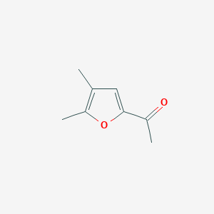 molecular formula C8H10O2 B2556908 5-乙酰-2,3-二甲基呋喃 CAS No. 73761-44-1