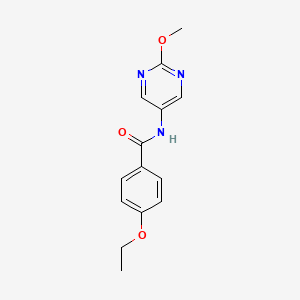 molecular formula C14H15N3O3 B2556914 4-ethoxy-N-(2-methoxypyrimidin-5-yl)benzamide CAS No. 1421505-01-2