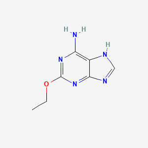 molecular formula C7H9N5O B2556929 2-ethoxy-7H-purin-6-amine CAS No. 111430-41-2