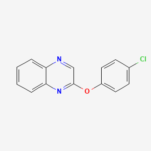 molecular formula C14H9ClN2O B2556931 2-(4-Clorofenoxi)quinoxalina CAS No. 223592-33-4