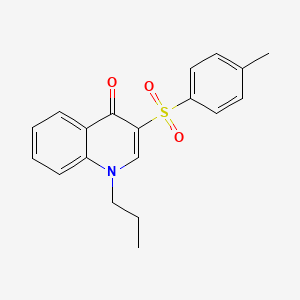 molecular formula C19H19NO3S B2556969 3-(4-甲苯磺酰基)-1-丙基-1,4-二氢喹啉-4-酮 CAS No. 899214-17-6