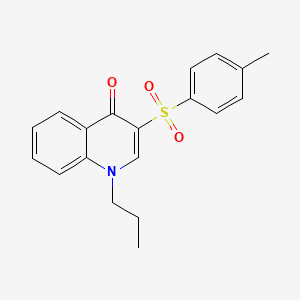 3-(4-Methylbenzenesulfonyl)-1-propyl-1,4-dihydroquinolin-4-one