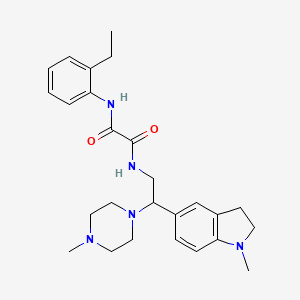 N1-(2-ethylphenyl)-N2-(2-(1-methylindolin-5-yl)-2-(4-methylpiperazin-1-yl)ethyl)oxalamide