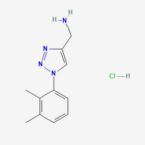 [1-(2,3-Dimethylphenyl)triazol-4-yl]methanamine;hydrochloride