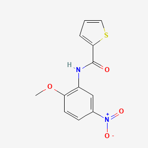 molecular formula C12H10N2O4S B2557078 N-(2-methoxy-5-nitrophenyl)thiophene-2-carboxamide CAS No. 313404-60-3