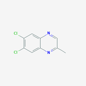 molecular formula C9H6Cl2N2 B2557117 6,7-Dichloro-2-methylquinoxaline CAS No. 108653-55-0