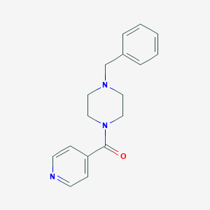 molecular formula C17H19N3O B255714 1-Benzyl-4-isonicotinoylpiperazine 