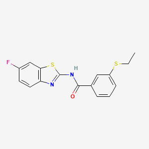 3-(ethylthio)-N-(6-fluorobenzo[d]thiazol-2-yl)benzamide