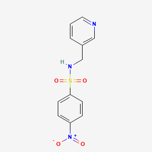 4-nitro-N-(pyridin-3-ylmethyl)benzenesulfonamide
