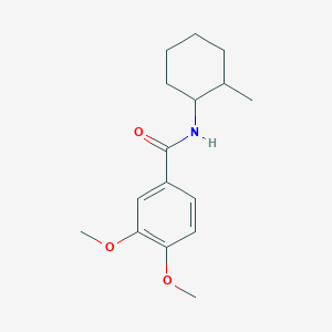molecular formula C16H23NO3 B255721 3,4-dimethoxy-N-(2-methylcyclohexyl)benzamide 