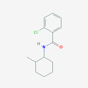 molecular formula C14H18ClNO B255722 2-chloro-N-(2-methylcyclohexyl)benzamide 