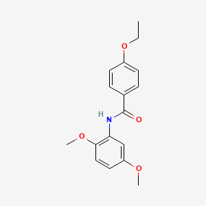 molecular formula C17H19NO4 B2557260 4-乙氧基苯甲酰-N-(2,5-二甲氧基苯基)酰胺 CAS No. 313251-88-6