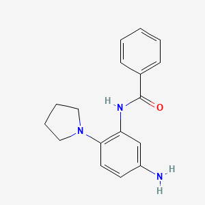 N-[5-amino-2-(pyrrolidin-1-yl)phenyl]benzamide