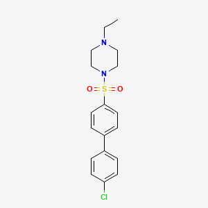 1-({4'-Chloro-[1,1'-biphenyl]-4-yl}sulfonyl)-4-ethylpiperazine