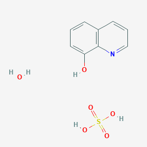 molecular formula C9H11NO6S B2557333 8-Hydroxyquinoline sulfate hydrate CAS No. 134-31-6; 207386-91-2