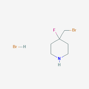 4-(Bromomethyl)-4-fluoropiperidine;hydrobromide