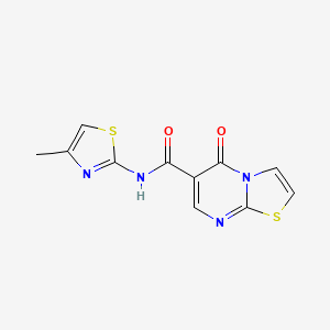 N-(4-methylthiazol-2-yl)-5-oxo-5H-thiazolo[3,2-a]pyrimidine-6-carboxamide