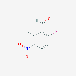 6-Fluoro-2-methyl-3-nitrobenzaldehyde