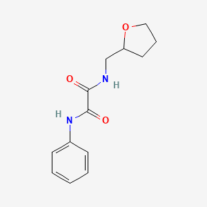 molecular formula C13H16N2O3 B2557421 N-(oxolan-2-ylmethyl)-N'-phenyloxamide CAS No. 331869-62-6