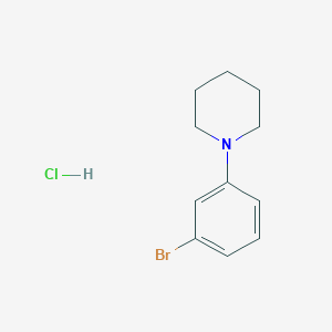1-(3-Bromophenyl)piperidine;hydrochloride