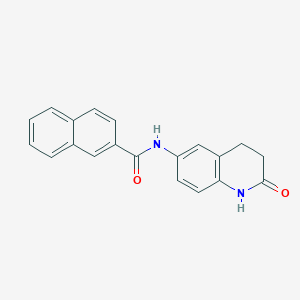 N-(2-oxo-1,2,3,4-tetrahydroquinolin-6-yl)-2-naphthamide