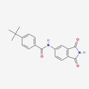 4-(tert-butyl)-N-(1,3-dioxoisoindolin-5-yl)benzamide