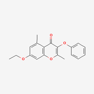 7-ethoxy-2,5-dimethyl-3-phenoxy-4H-chromen-4-one