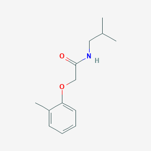 molecular formula C13H19NO2 B255745 2-(2-methylphenoxy)-N-(2-methylpropyl)acetamide 