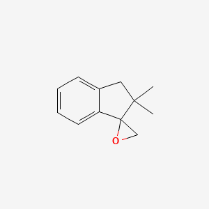 molecular formula C12H14O B2557450 2,2-Dimethylspiro[1H-indene-3,2'-oxirane] CAS No. 2248300-65-2