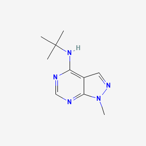 N-tert-butyl-1-methyl-1H-pyrazolo[3,4-d]pyrimidin-4-amine