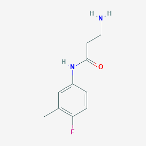 3-amino-N-(4-fluoro-3-methylphenyl)propanamide