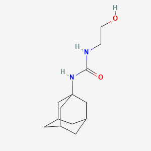 molecular formula C13H22N2O2 B2557463 1-金刚烷-1-基-3-(2-羟乙基)脲 CAS No. 120615-92-1