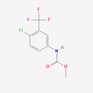 molecular formula C9H7ClF3NO2 B2557517 Methyl (4-chloro-3-trifluoromethylphenyl)carbamate CAS No. 19448-54-5