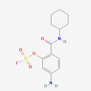 4-Amino-1-(cyclohexylcarbamoyl)-2-fluorosulfonyloxybenzene