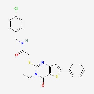 4-(8-chloro-4-oxoquinazolin-3(4H)-yl)-N-(2,4-dimethylphenyl)piperidine-1-carboxamide