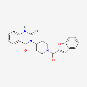 3-(1-(benzofuran-2-carbonyl)piperidin-4-yl)quinazoline-2,4(1H,3H)-dione