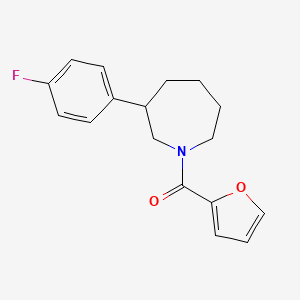 molecular formula C17H18FNO2 B2557550 (3-(4-Fluorophenyl)azepan-1-yl)(furan-2-yl)methanone CAS No. 1797604-67-1